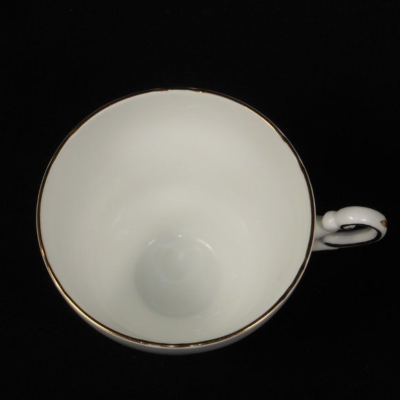 Tea cup & Saucer. REGENCY UK fine bone china with gold rim - Picture 7 of 8